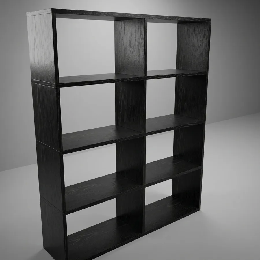 2 columnas · abierta · 100 cm · Roble Negro