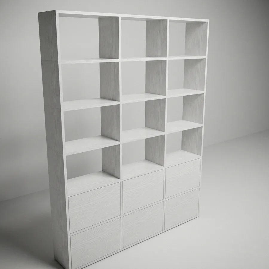 3 columnas · 3 con puerta · 140 cm · Niebla